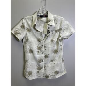 Rossignol Button Down Polo Shirt Men's Size S Lycian‎ Outdoor Hiking Biking NWT